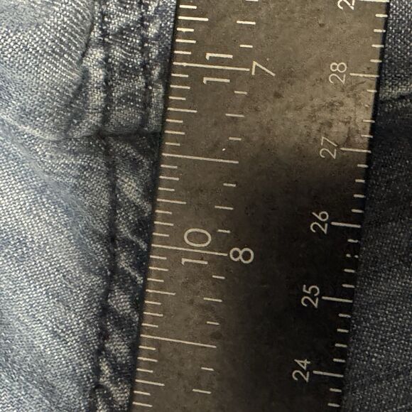 Lane Bryant Capri Jeans Size 14 High-Rise Blue Stretch Denim 18" Inseam - Picture 13 of 15